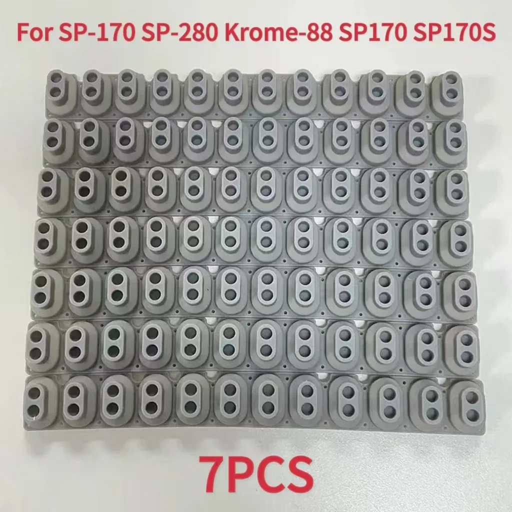 

7PCS Conductive Rubber For Keyin Korg sp-170 sp-170s B1 B2 LP-180 photo-88 kross-88 krome-88 SP-280 Contact Pad Repair