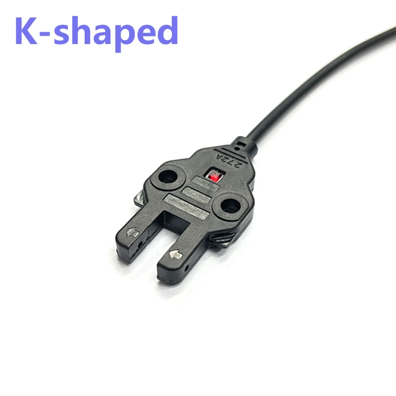 U-Shaped Slot Photoelectric Switch Limit Sensor NPN PNP NO NC 5-24VDC Slim, Compact Photomicrosensor with Slim Cable GT7