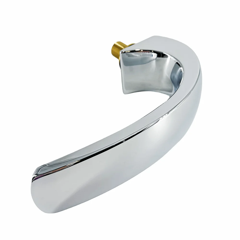 304 Stainless Steel Brass Flat C Waterfall Bathtub Faucet 1/2" Bathroom Shower Basin Water Faucet Hot Tub Water Draw-off Tap
