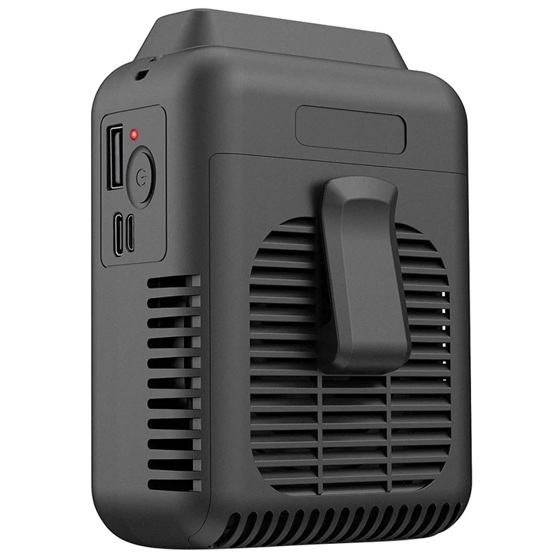 

8000mA перезаряжаемый вентилятор с зажимом для талии, шейный вентилятор, портативный вентилятор для работы во время занятий спортом, регулируемый низкий уровень шума на воздухе, USB вентилятор охлаждения