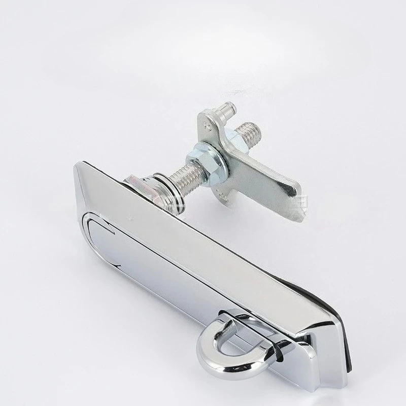 Electric cabinet door Plane lock stainless steel push button spring lock for Distribution box Industrial Machinery hardware