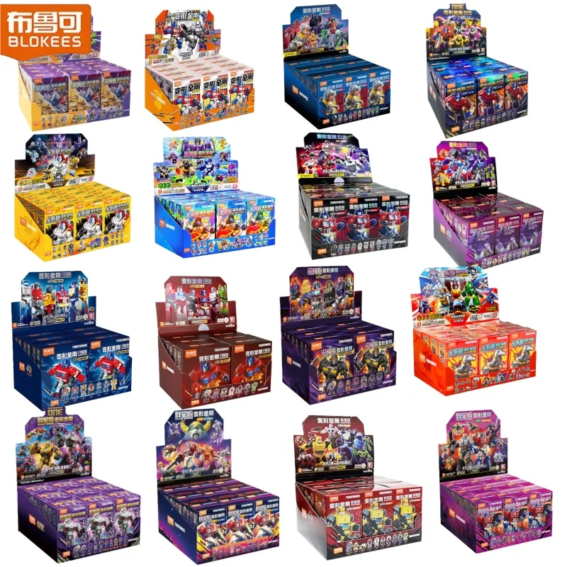 BLOKEES Transformers Building Blocks Serie completa Classic Anime Figure Splicing Model 3D Home Ornament Toy Collection Regali