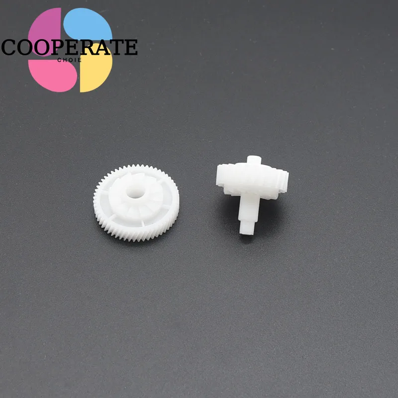 1set RU6-0018-000 23T 56T Fuser Drive Gear for HP LaserJet P1505 P1506 P1566 P1606 M1120 M1522 M1536 / 1505 1606 1120 1522 1536