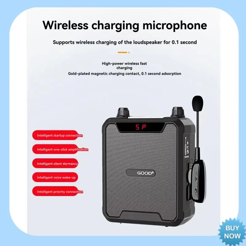 

A47Z 30W Portable IPX6 Waterproof Voice Amplifier With Wireless Microphone Bluetooth Speaker For Teachers Tour Guide