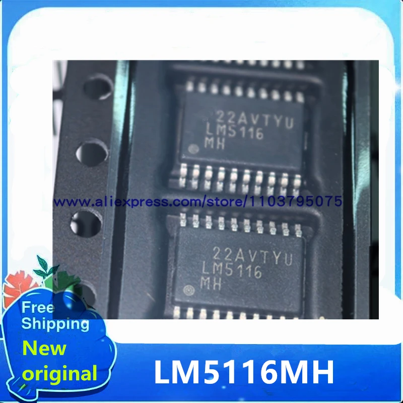 

10pcs/lot Original LM5116MH LM5116 LM5116MHX/NOPB TSSOP-20 100% New and Genuine