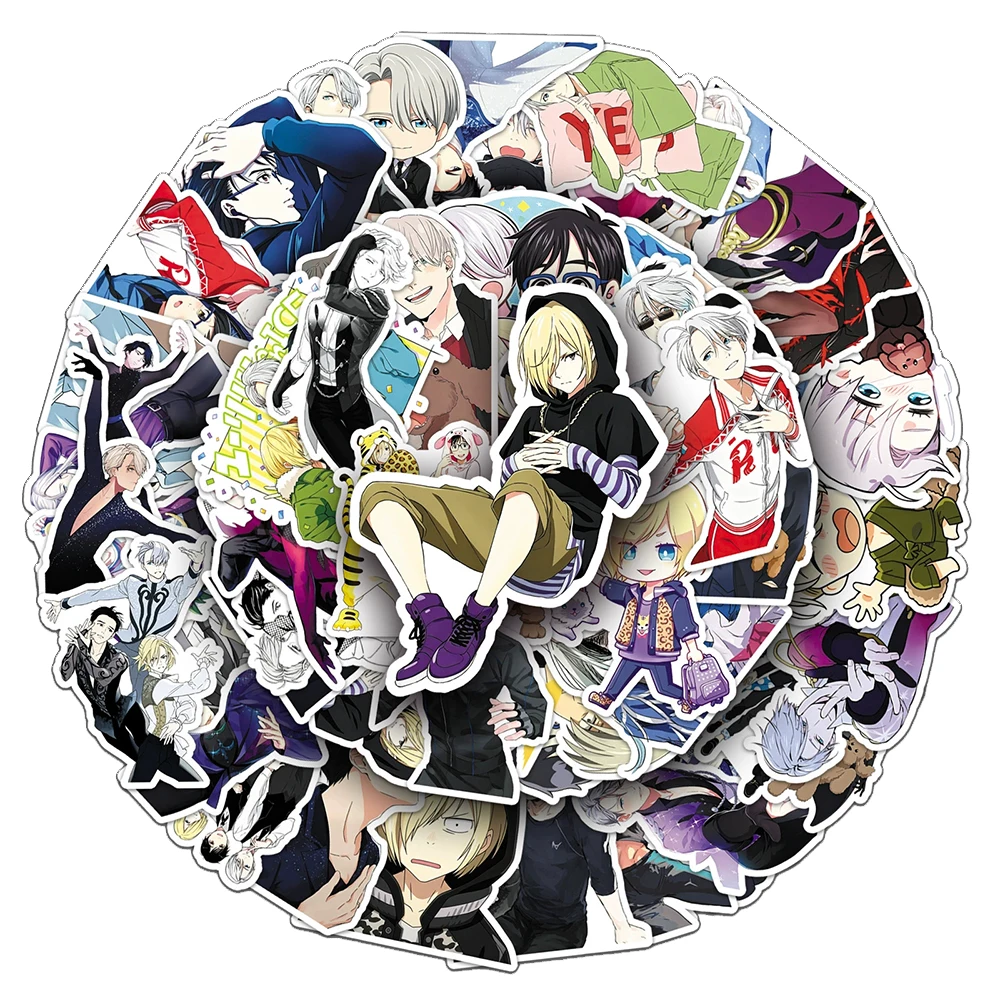 10/30/50個入り ユリ!!! ICEアニメステッカー  - Laptop Accessories Cool のレビューと価格