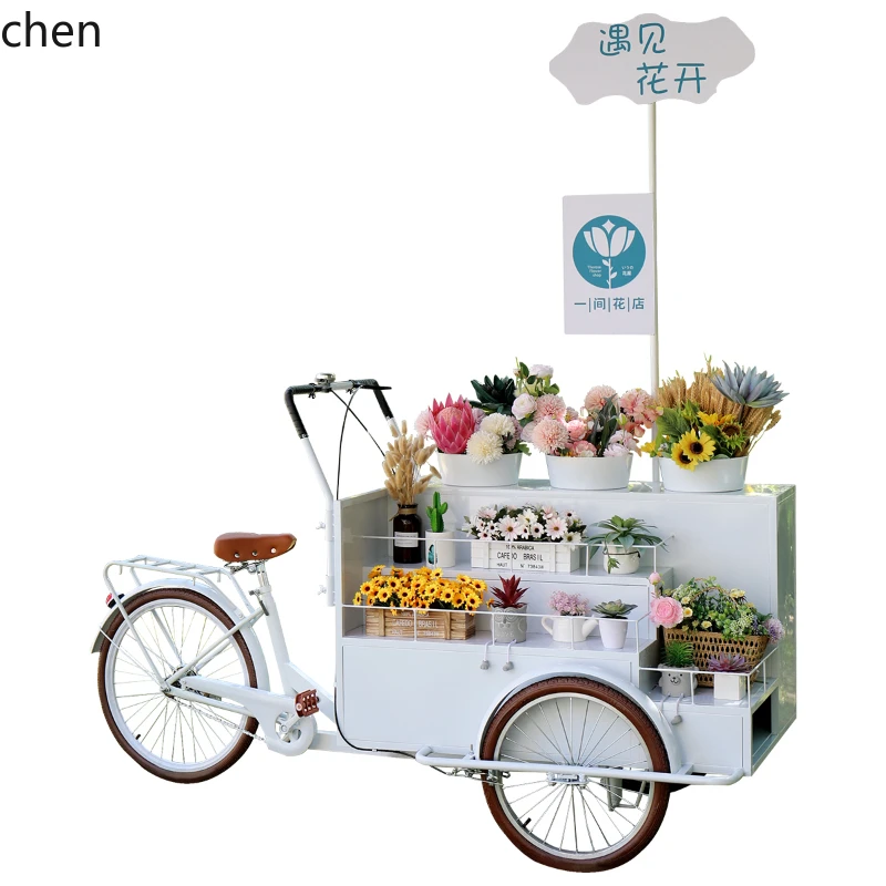 

YFY Display Stand Mall Promotion Cart Square Multi-Functional Stall Push Cart Reverse Riding Donkey Tricycle