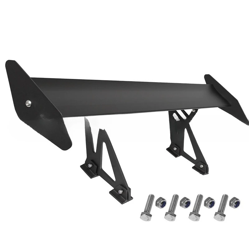 Universal car modified tail, sedan fixed wind tail aluminum alloy modified 110cm punched tail