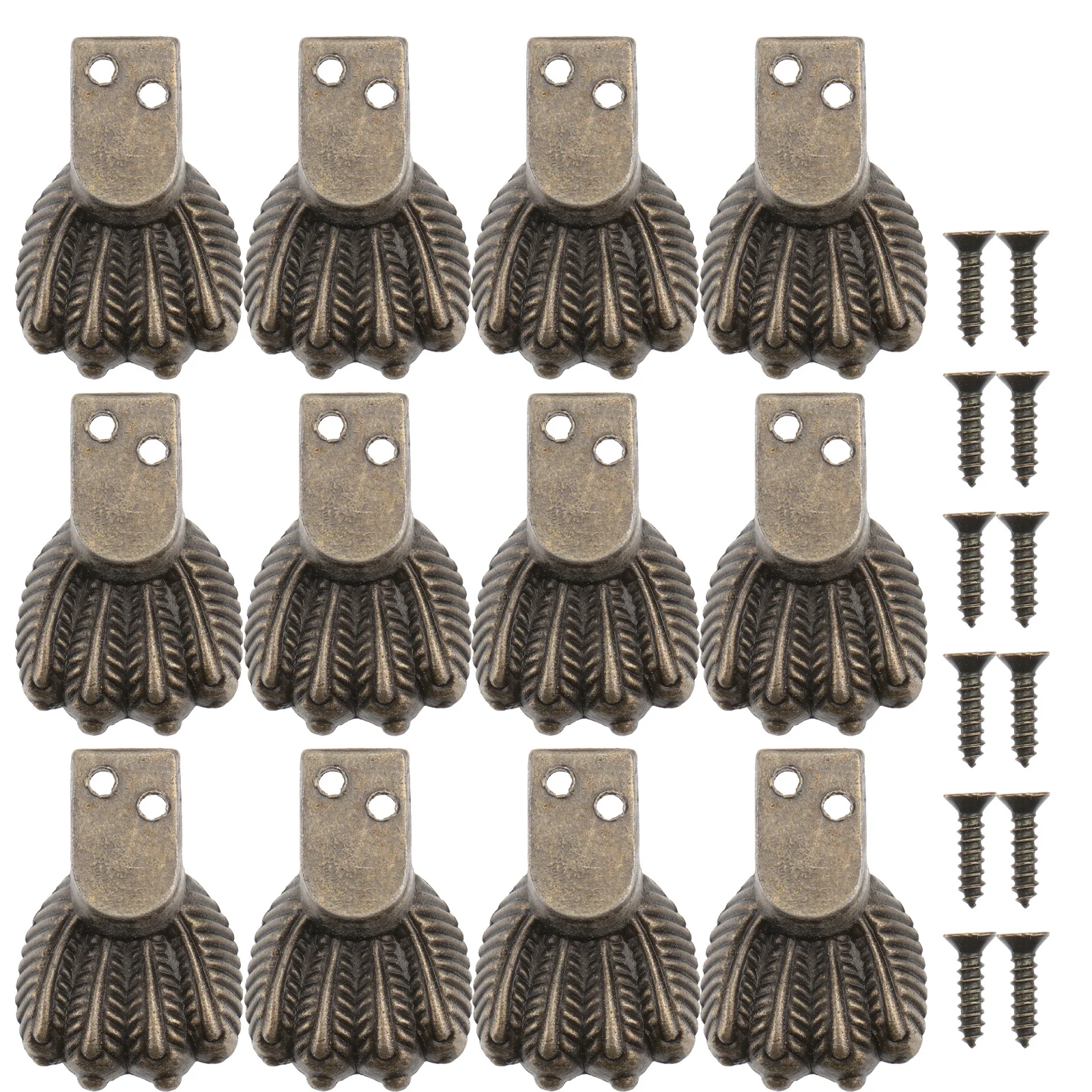 

12Pcs Furniture Foot Protector Non-Slip Base for Wooden Box Bed Sofa Chair Home Supplies Furniture Foot Base Home Supplies