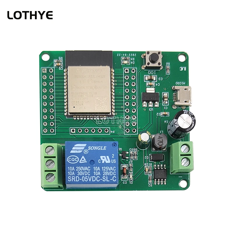 DC 7-60V Power Supply ESP32 Single Circuit Relay Module Wireless Control ESP32 Development Board ESP-32 ESP32 WROOM Smart Home