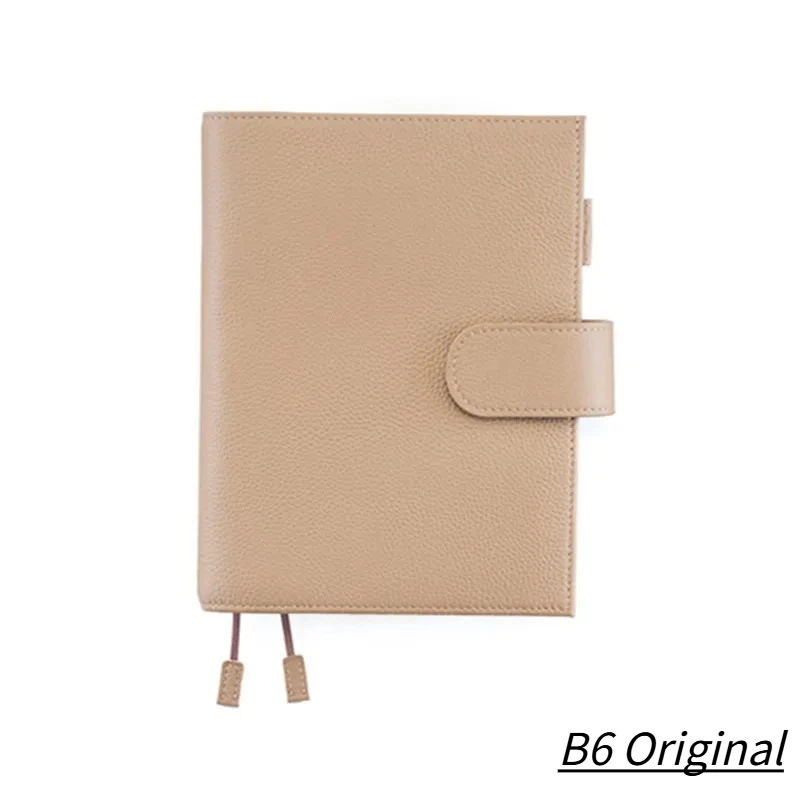 ox-knight-original-2026-new-series-b6-cover-for-stalogy-notebook-genuine-lychee-grain-cowhide-planner-organizer-agenda-journal