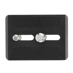 Camera Tripod Quick Release Plate Adapter for sachtler FSB 6T/8T, DV2/8/10sb with 1/4in and 3/8in Thread