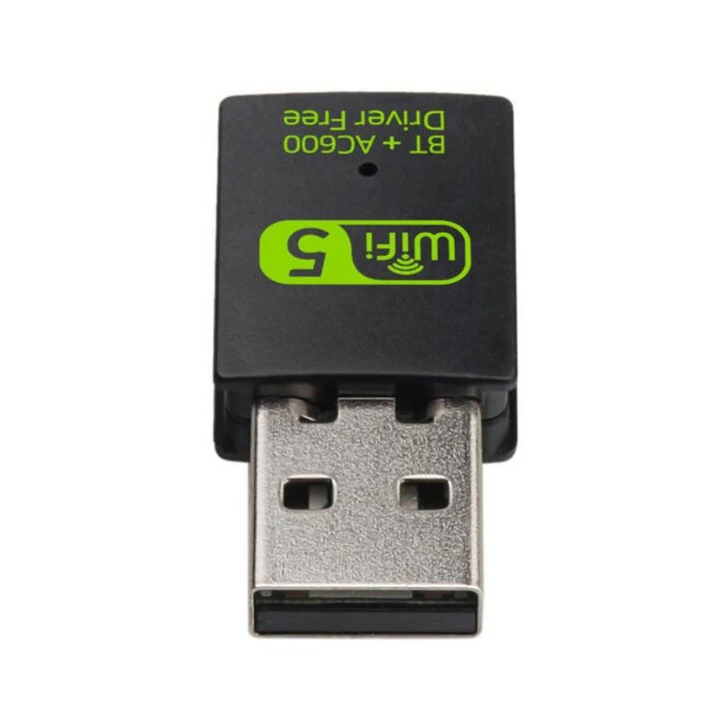 600Mbps USB Wifi Adapter Driver Gratis Bluetooth 5.0 Dual Band Netwerkkaart Dongle Voor Windows XP/7/8/8.1/10