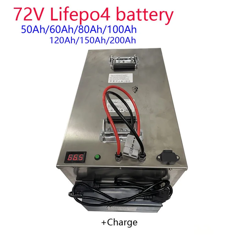 

72V 50Ah 60AH 80AH 100AH 120AH 150Ah 200AH LifePo4 Lithium Battery, Golf Cart, Electric Vehicle+Charger