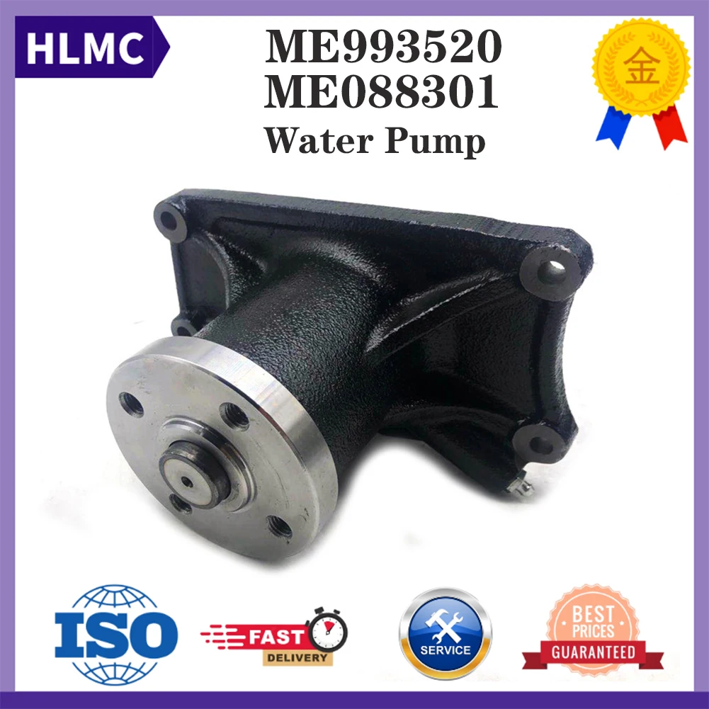 Water Pump ME993520 ME088301 for SK200-5 SK200-6 SY215-8 HD700-7 HD820-3 HD820-2 HD550 HD2045-3 HD1023 6D34T Engine