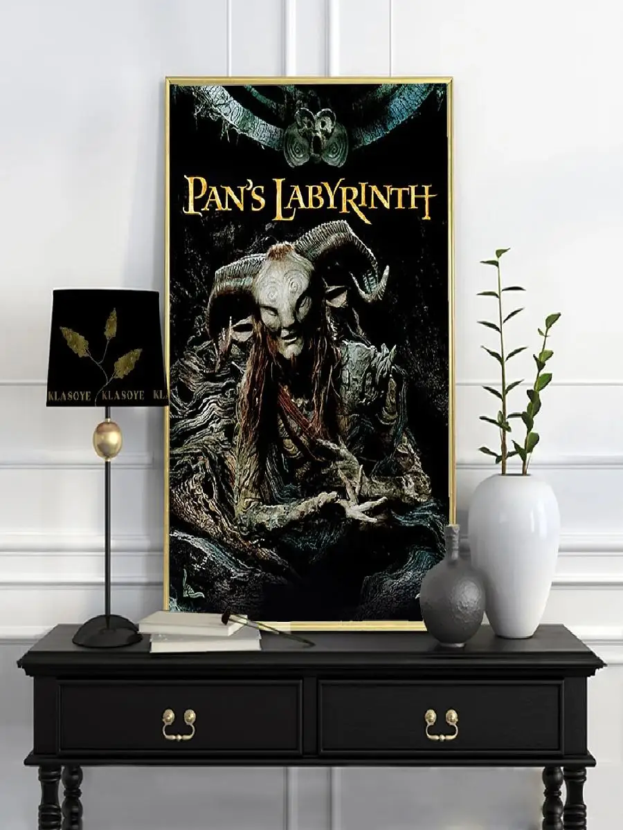 Pans Labyrinth Art Poster  Fantasy Movie Canvas Print for Wall Decor Magical Fairy Tale Home Decoration Illustration Picture