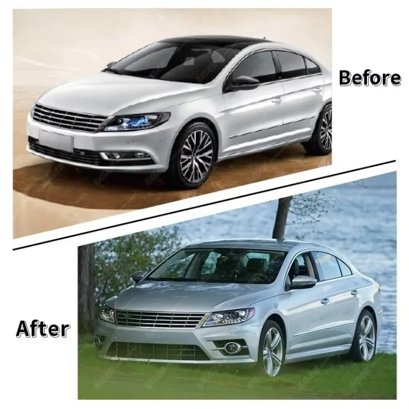 

Комплект кузова R-Line для Volkswagens CC, новый пластиковый передний бампер, боковые юбки, диффузор, обновление в стиле R-Line