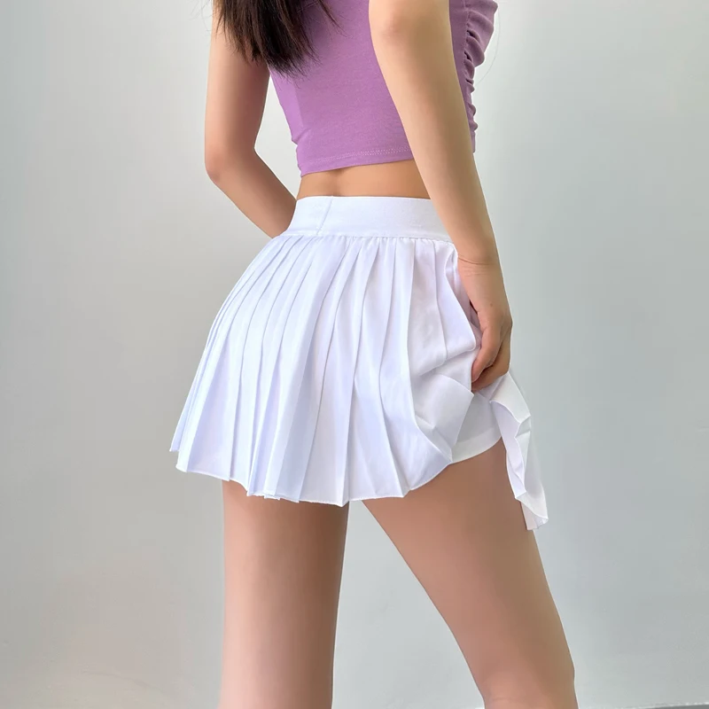 Women's Pleated Tennis Mini Skirt with Underpants