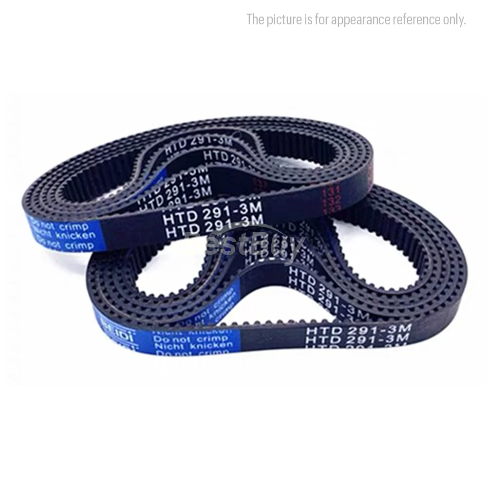 Htd 3m borracha de alta qualidade, correia dentada de circuito fechado, largura 6/10/15/20mm, perímetro 90/99-240mm para rodas síncronas 3m