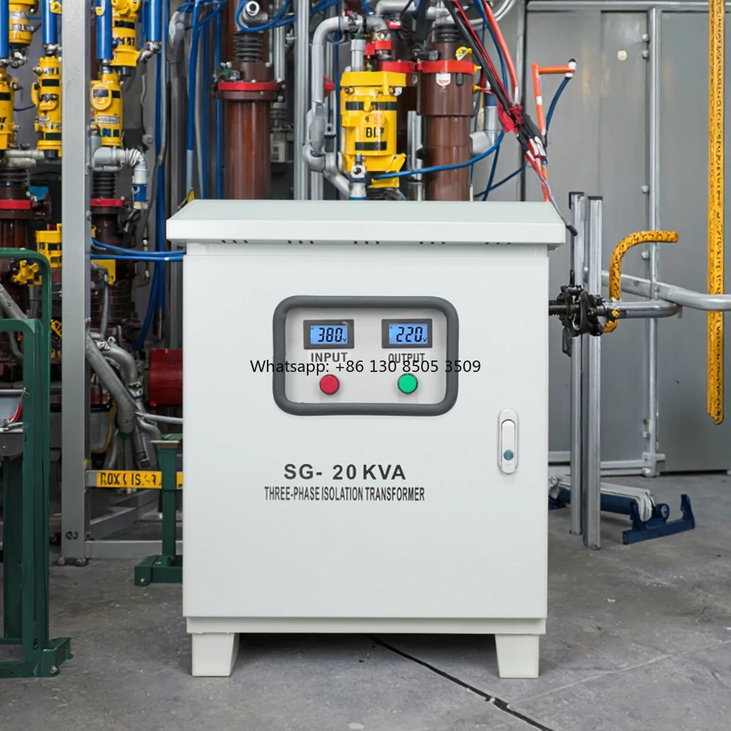 Transformer Manufacturers 30KVA 50KVA Power Transformer 220V to 380V  Waterproof Casing Voltage Converter Foam Cutter