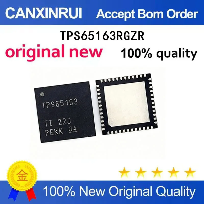 

(5-100 Pieces) Brand new original TPS65163RGZR TPS65163 QFN spot chip IC