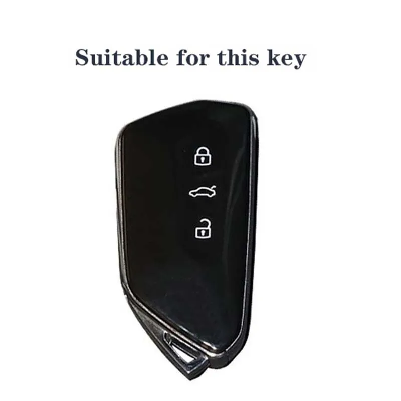 غطاء حافظة مفاتيح السيارة الجديد لسيارة VW Volkswagen/Golf 8 MK8 ID.3 ID.4 /Cupra/Skoda/Octavia A8/SEAT/Leon MK4 2020 2021/Formentor/Tarraco #2