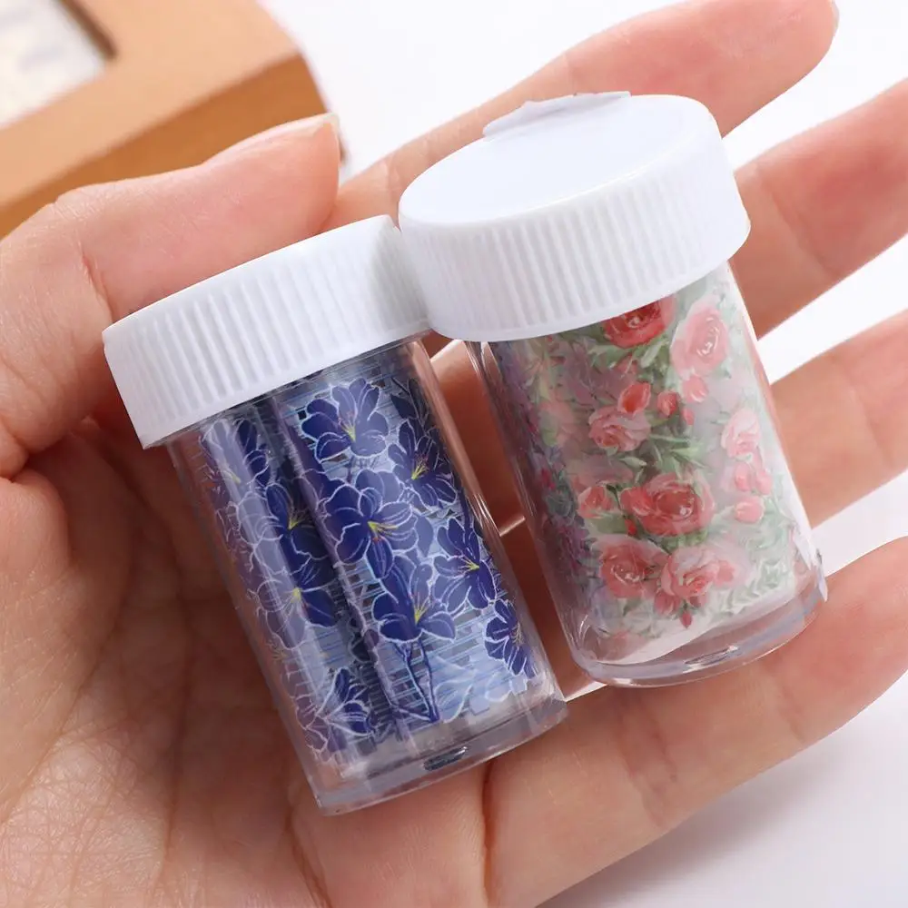 Nail Art Decoratie Nail Art Accessoires Bloemen Nagels Stickers Holografische Nagels Decals Transfer Papier Decals Bloem Nagelfolie