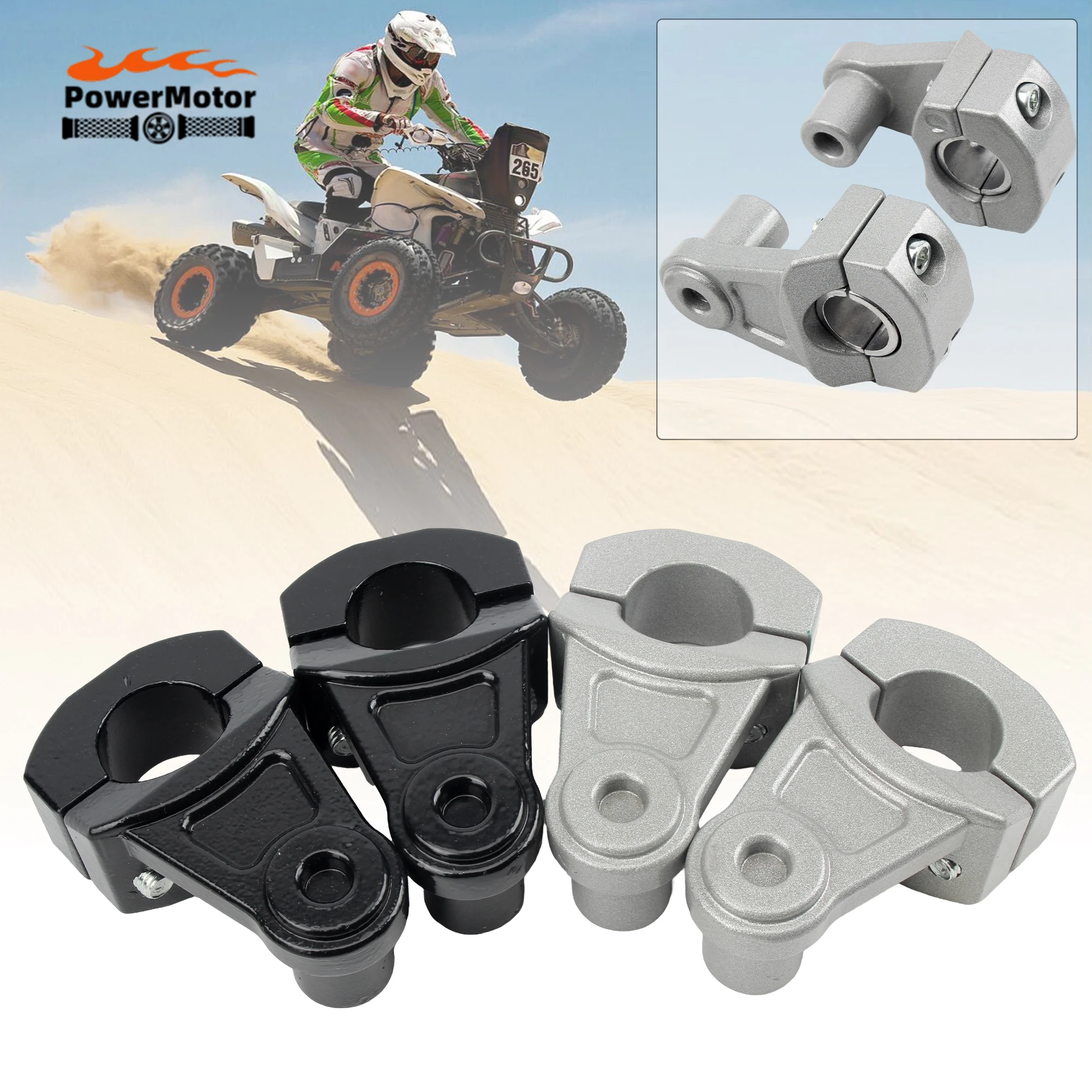 

Universal Motorcycle Handlebar Clamp For 22MM 7/8"-28MM 1 1/8" For Honda Kawasaki Ducati Yamaha KTM Raised Handlebars Moto Parts