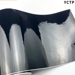 Classical Glossy Black Vinyl Wrap Film Car Wrapping Foil Console Computer Laptop Skin Phone Cover Motorcycle Auto Sticker Roll