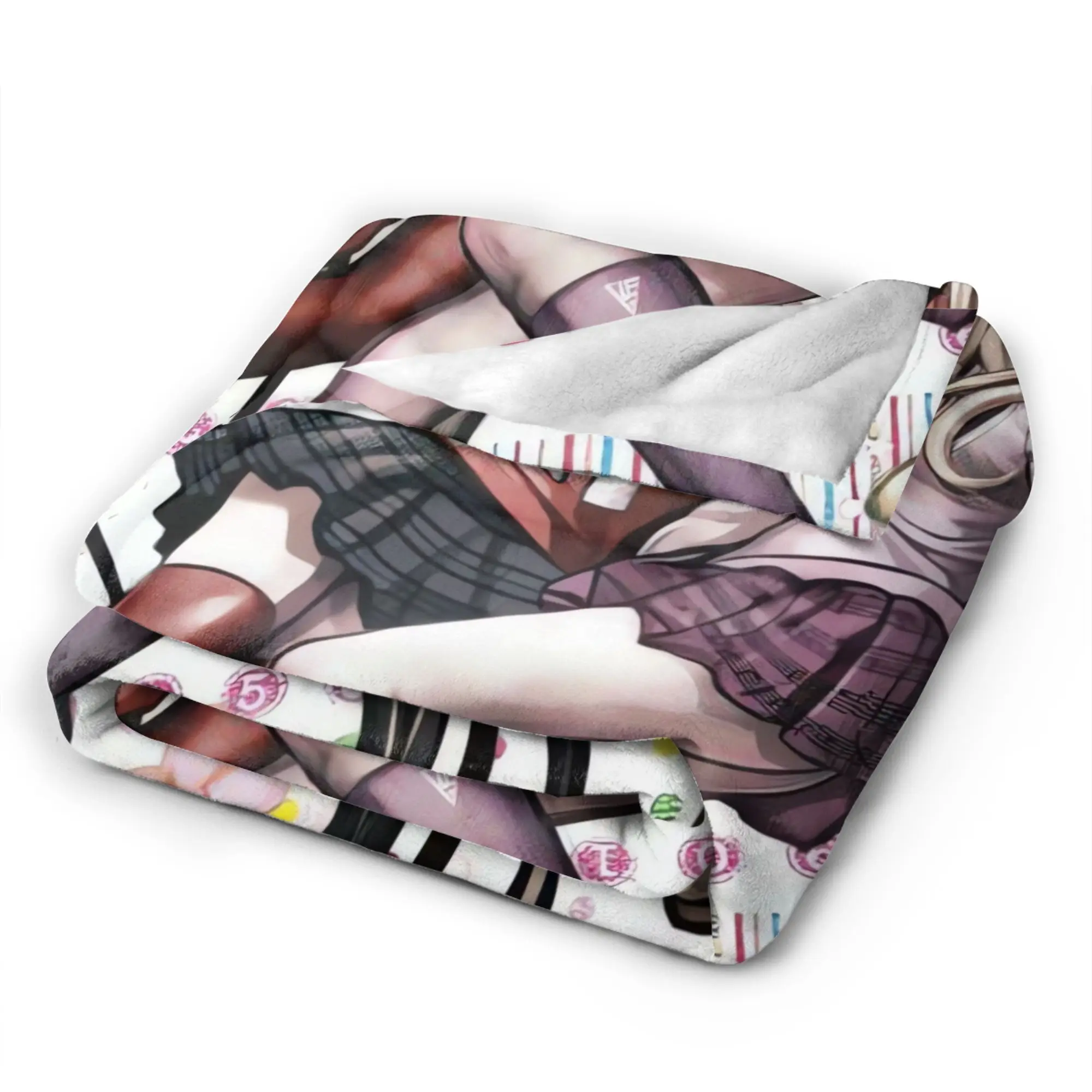 Anime Danganronpa Kawaii Blanket Quality Super Soft  Bedding Throws Winter Boy Girl Couch Chair Street Trend Bedspread