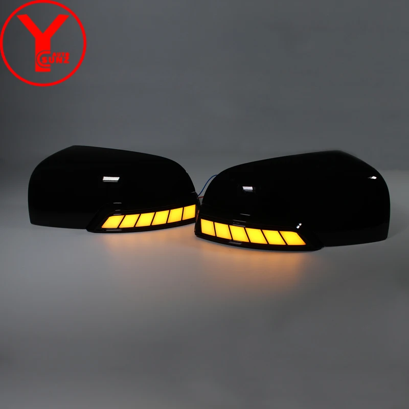 Tuning LED Mirror Cover Car Styling Side mirror Trim Wildtrak Double Cabin For Ford Ranger t6 t7 t8 2012-2020 Accessories YCSUNZ