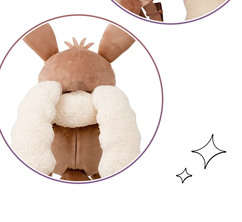 Zhu Zi, Rugzak Pioenroos Ibrahimovic Pluche Groot Formaat Perifere Pijnzak