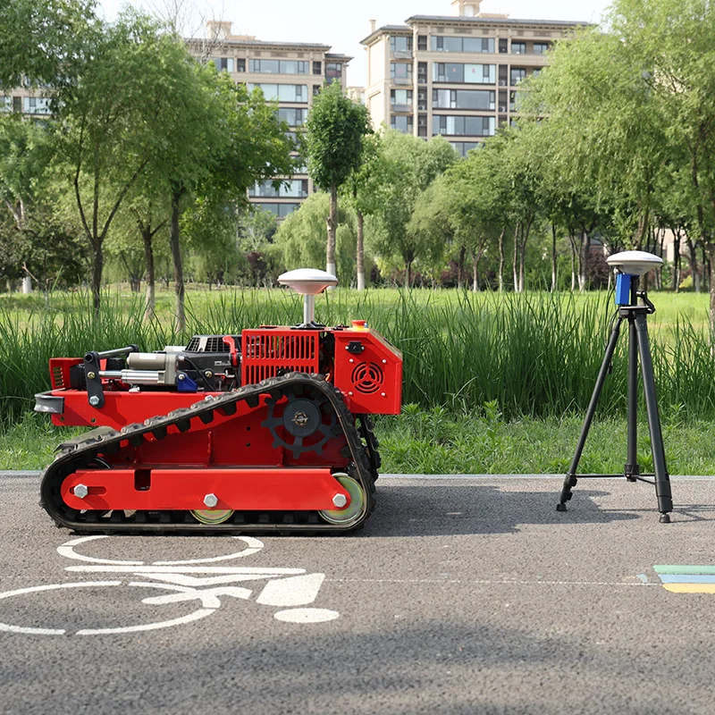 Customized New Arrival Compact Body GPS Self Propelled Lawn Mower Lawn Mower Robot For Small Private Garden Mountain Fruit
