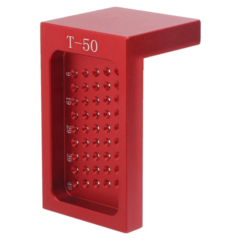Aluminum Alloy TType Ruler Line Scriber Ruler Woodworking Tool For Carpenter
