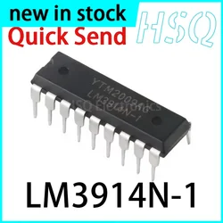 5PCS New LM3914N-1 Voltage Comparator LM3914 Power Display Board IC DIP-18
