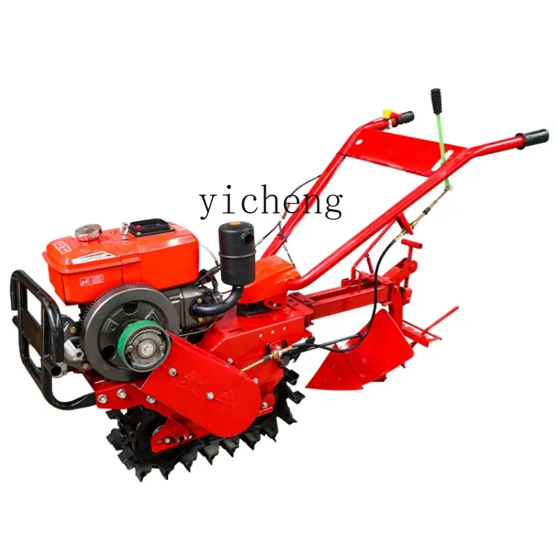 

new micro-tiller agricultural cattle plowing machine small plowing household