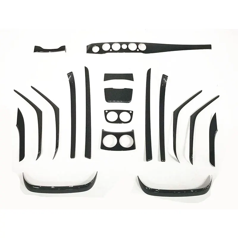 2014-2020y W222 S320L S400 S63 S450 S350  Carbon Fiber Car Auto Parts Interior Accessories Kits for  S Class