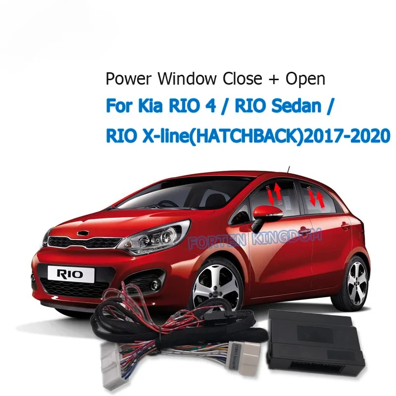 Smart Remote Window Control Module, Auto Window Open & Close Lift Kit for Kia RIO 4, RIO Sedan, RIO X-line Hatchback 2017-2020