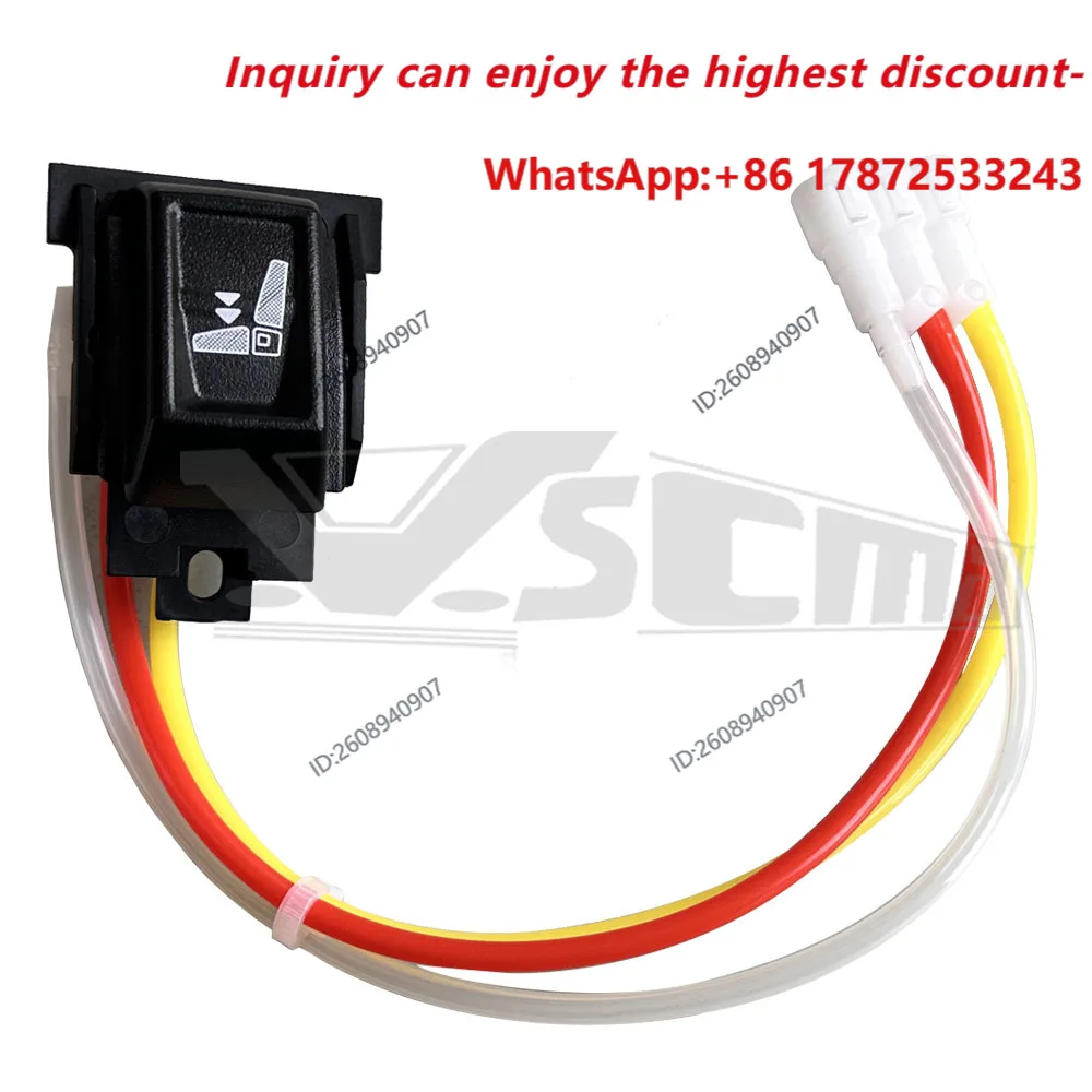 Liberation J6P seat quick inflation/deflation switch, Isling seat accessories, quick descent valve adjustment handle