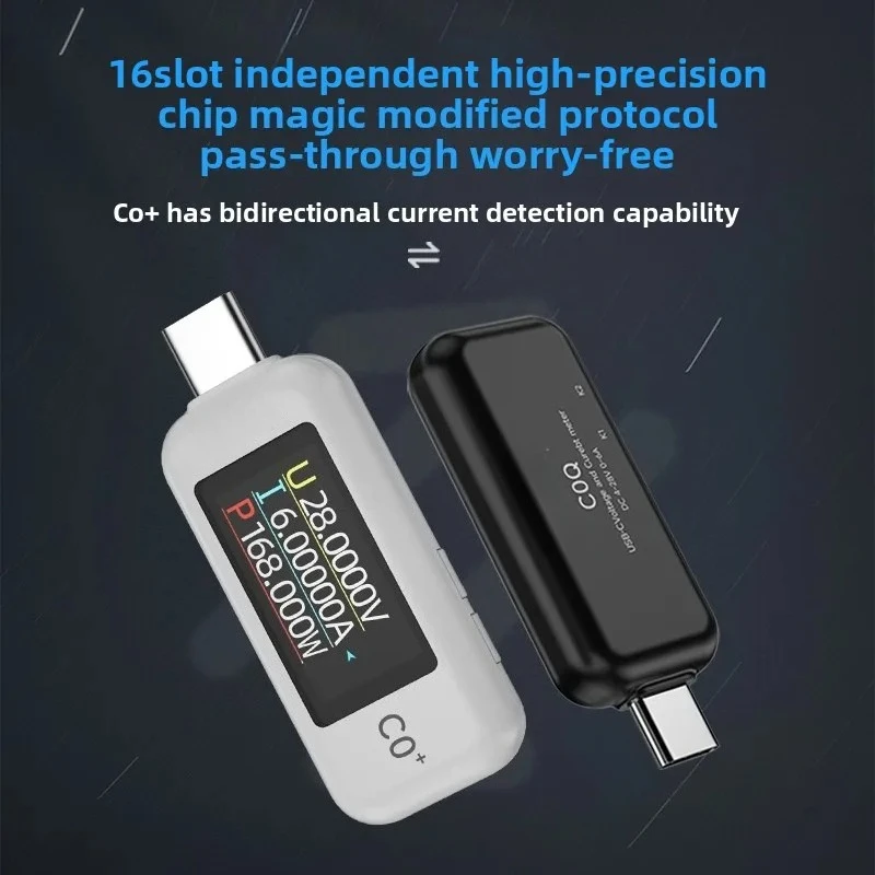 Digital USB-C PD 3.1 Power Tester with 48V EPR and Type-C Port for Fast Charging Verification