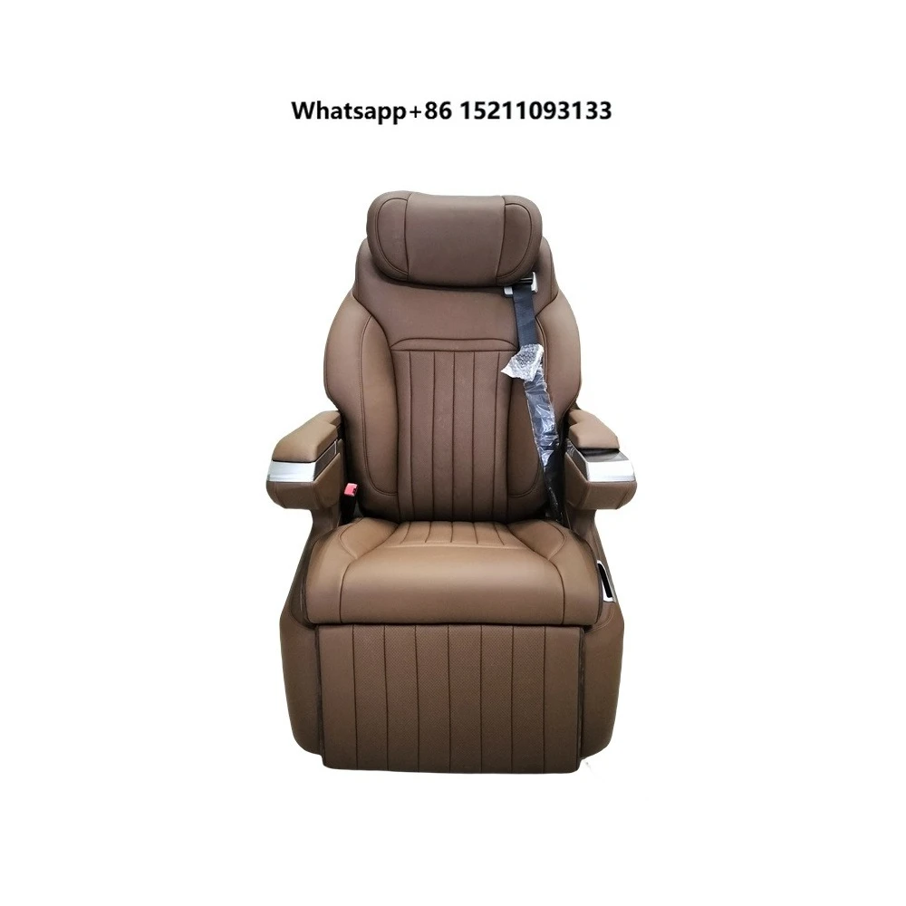 Custom  Electric Seat Car Modified Rear Seat White Leather with Size 640*650*1160MM