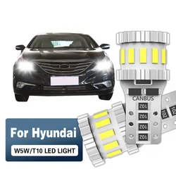 2PCS For Hyundai Sonata 5 6 2006 2007 2008 2009 2010 2011 2012 2013 2014 2015 LED Parking Light T10 W5W Clearance Lamp CANbus