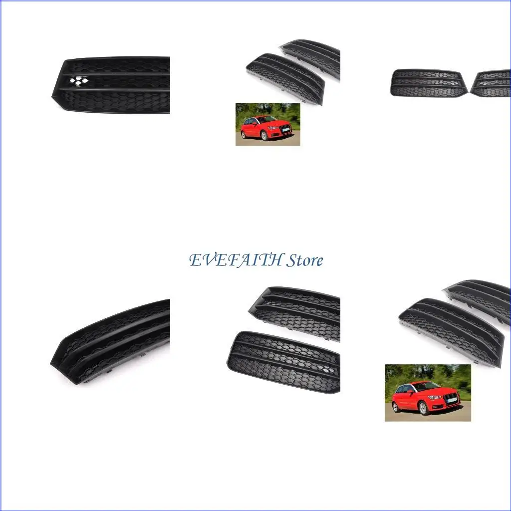 

124B Front Bumpers Grilles Grill For A1 (8X) 2014-2018 Replacement Fog Lamp Frame 8XA807681B9B9