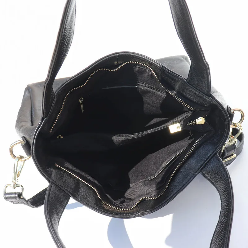Women's Handbags Shoulder Bags For Women Messenger Crossbody Bag High Quality Genuine Leather Tote Casual Solid Lady Hand Bag