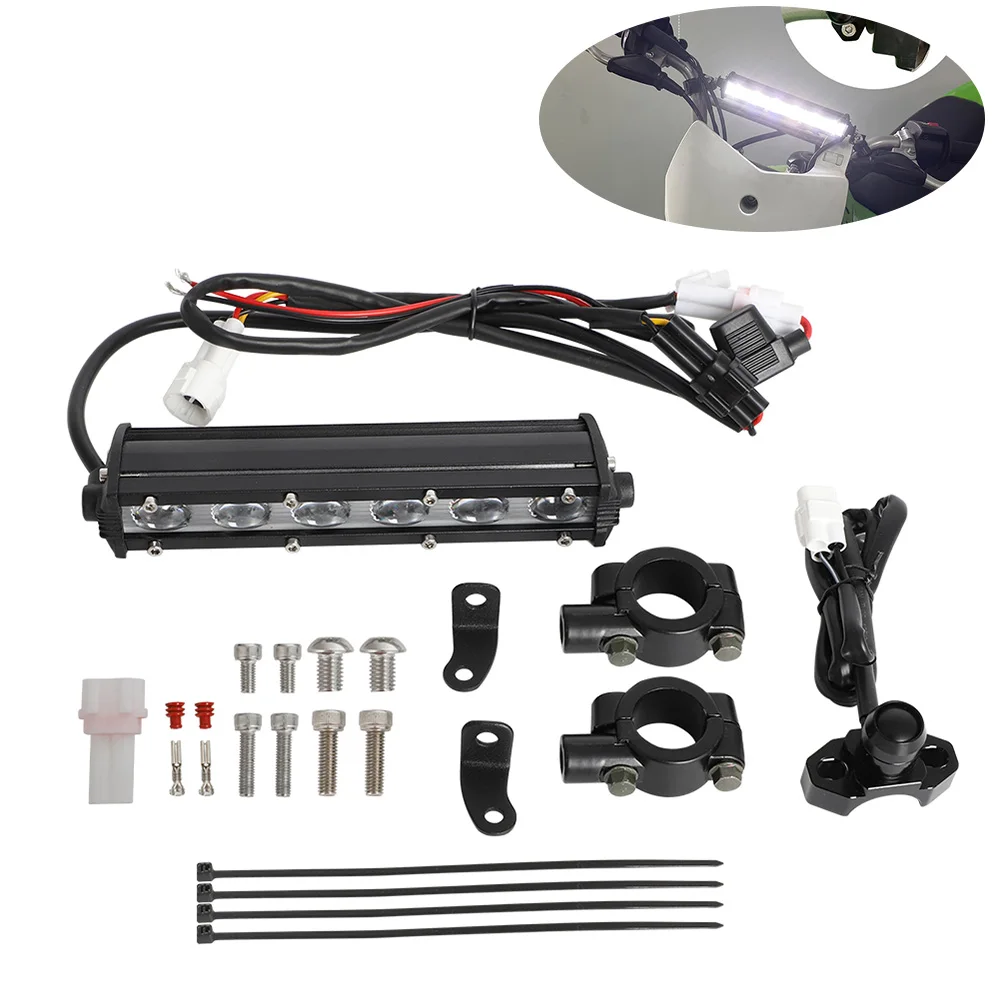 

Plug-Play Headlight Assembly Headlight LED Light Kit or KLX110 CRF110 TTR110 YZ250F Off Road Wiring Harness Plug-Play Headlight