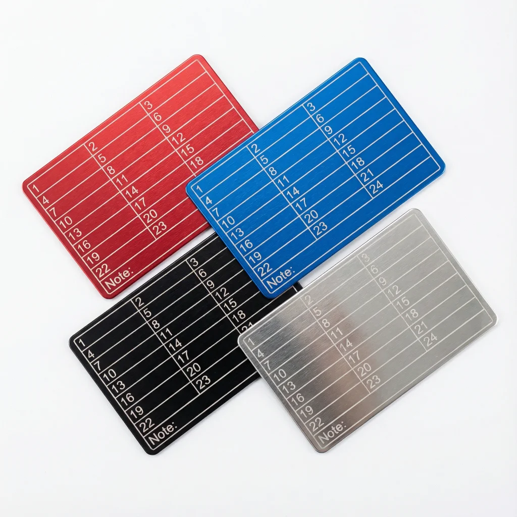 

Metal Crypto Seed Storage Aluminum Hardware Wallet Backup Indestructible Cold Storage Plate for 24-Word Mnemonic Code