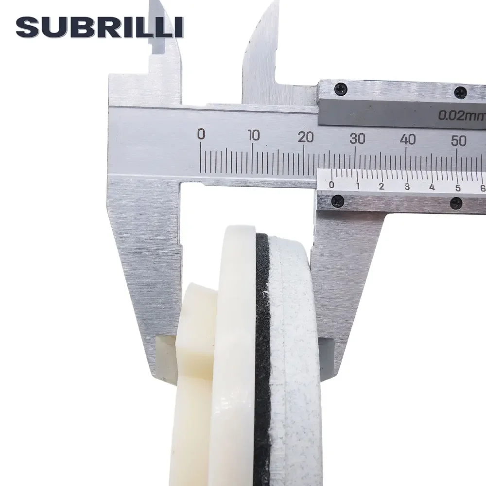 SUBRILLI 4 بوصة الحلزون قفل الماس الراتنج لوحة تلميع حافة الحجر طحن عجلة للجرانيت الخرسانة الرخام جلخ