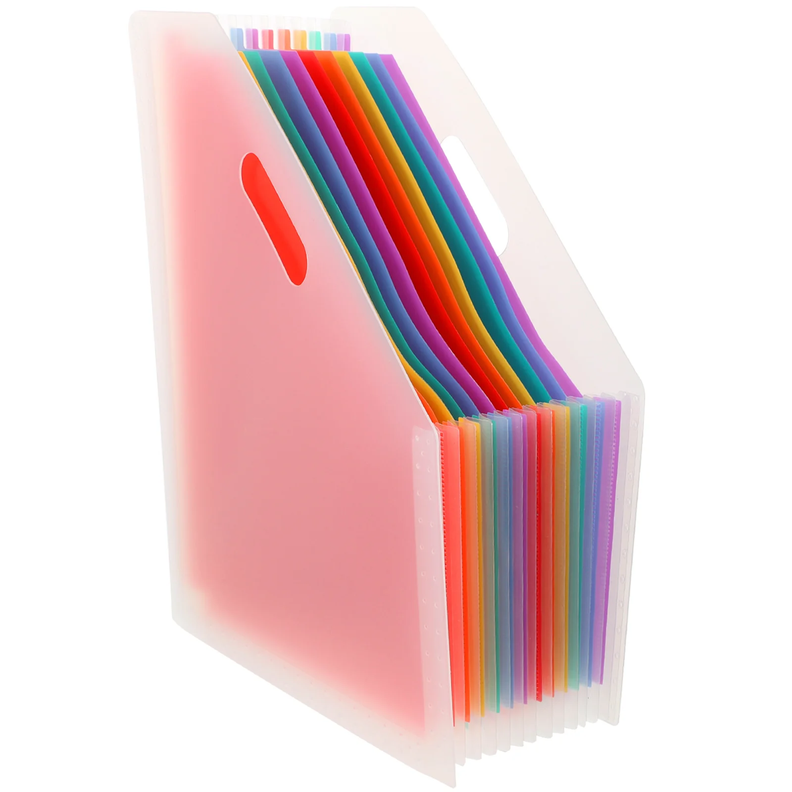 

Large Capacity Accordion File Folder Plastic Portable Office Desktop Organizer Receipts Holder