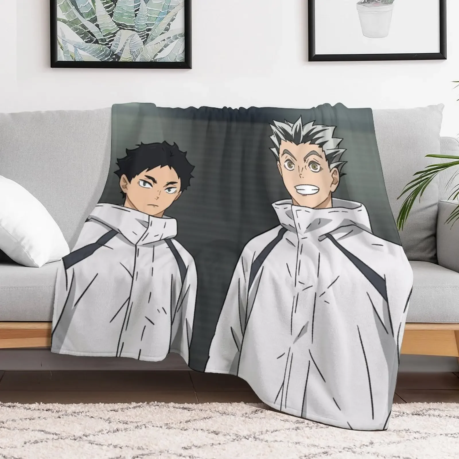 Bokuaka (Blanket/Tapestries) Throw Blanket Stylish Decor Blanket Gift for Friends Roommate