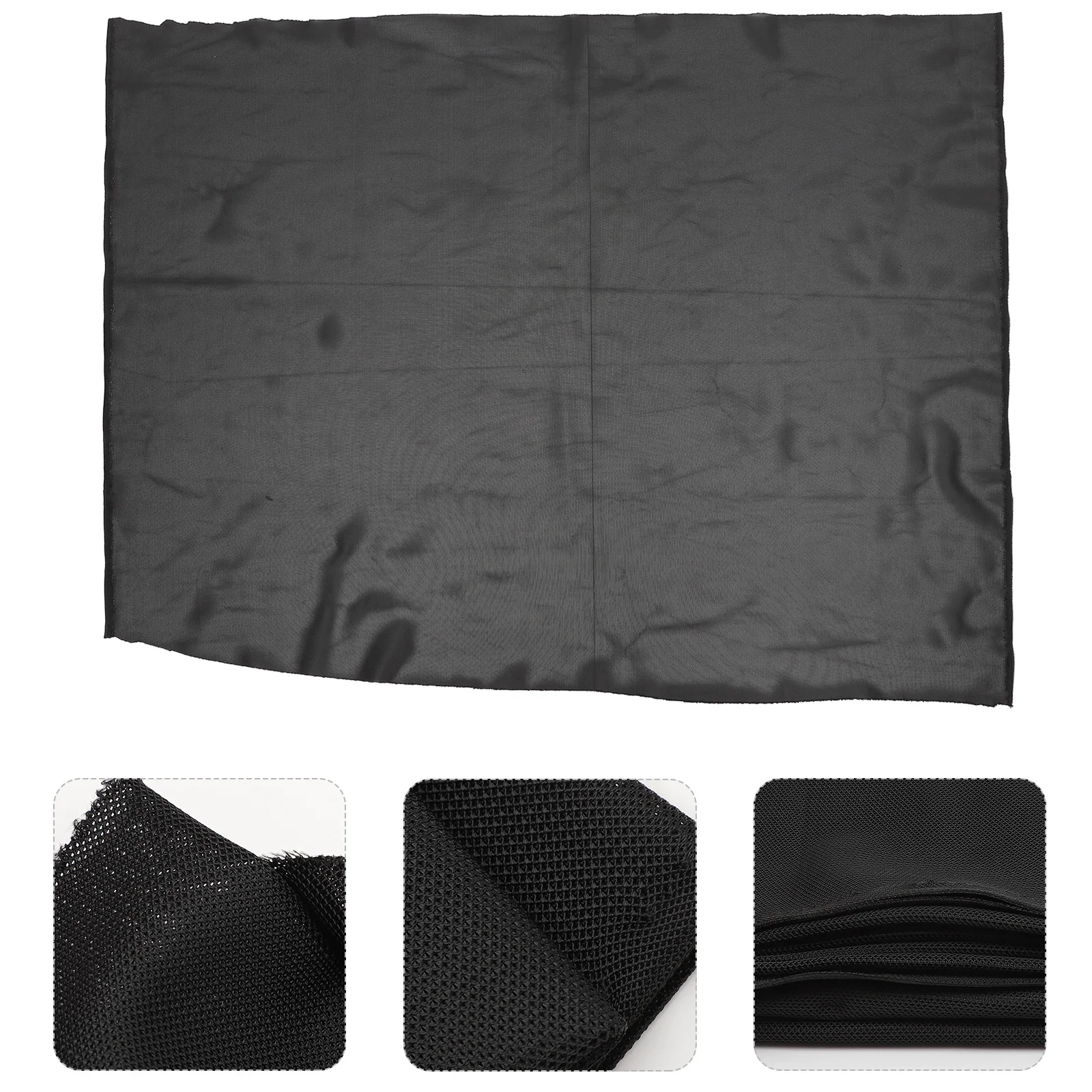 

Acoustic Cloth Speaker Mesh Protective Grill Black Mesh Fabric for Home Stereo Speakers Repair Waterproof Breathable